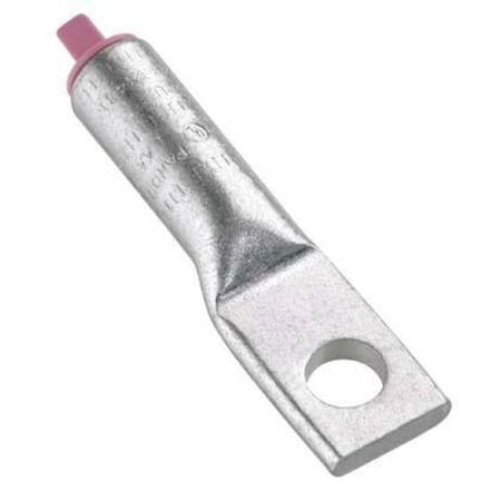 Panduit One-Hole Compression Lug, 4/0 AWG Max, 1 to 2 in Stud, Long Barrel, Aluminum, White LAA4/0-12-5